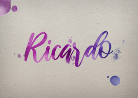 Ricardo Watercolor Name DP