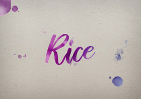 Rice Watercolor Name DP