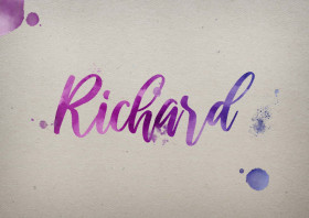Richard Watercolor Name DP