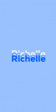 Name DP: Richelle