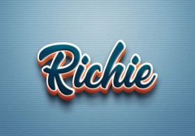 Cursive Name DP: Richie