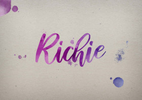 Richie Watercolor Name DP