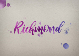 Richmond Watercolor Name DP