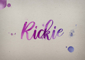 Rickie Watercolor Name DP