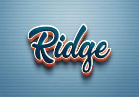Cursive Name DP: Ridge