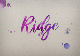 Ridge Watercolor Name DP