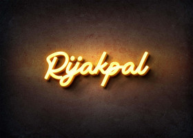 Glow Name Profile Picture for Rijakpal