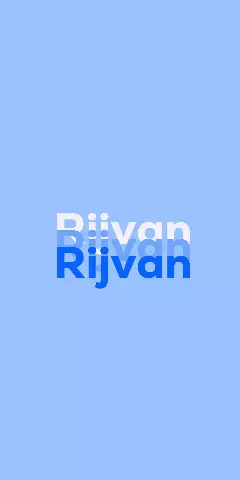Name DP: Rijvan