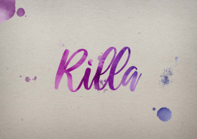 Rilla Watercolor Name DP