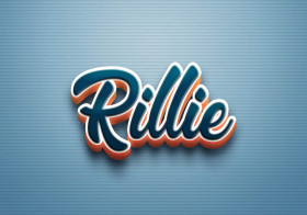 Cursive Name DP: Rillie