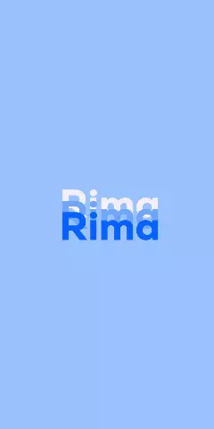 Rima Name Wallpaper