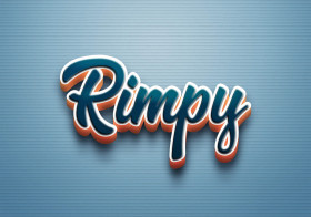 Cursive Name DP: Rimpy