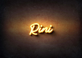 Glow Name Profile Picture for Rini