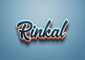 Cursive Name DP: Rinkal