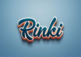 Cursive Name DP: Rinki