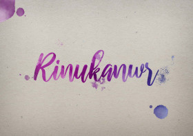 Rinukanwr Watercolor Name DP