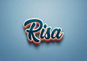 Cursive Name DP: Risa