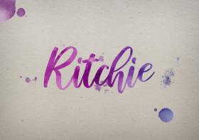 Ritchie Watercolor Name DP