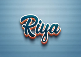 Cursive Name DP: Riya