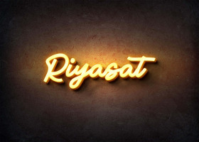 Glow Name Profile Picture for Riyasat