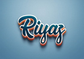 Cursive Name DP: Riyaz