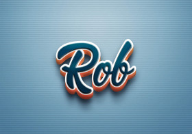 Cursive Name DP: Rob