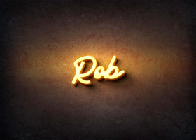 Glow Name Profile Picture for Rob