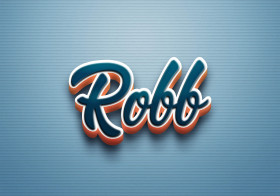 Cursive Name DP: Robb