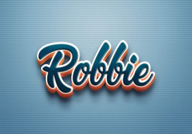 Cursive Name DP: Robbie