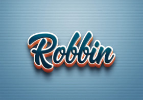Cursive Name DP: Robbin