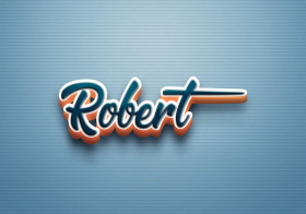 Cursive Name DP: Robert