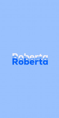 Name DP: Roberta