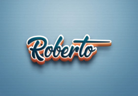 Cursive Name DP: Roberto