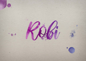Robi Watercolor Name DP