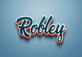 Cursive Name DP: Robley