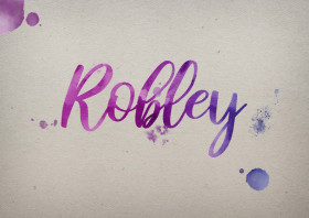 Robley Watercolor Name DP