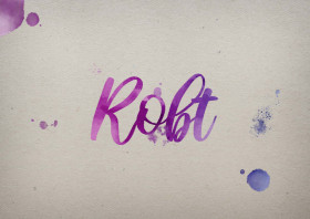 Robt Watercolor Name DP