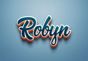 Cursive Name DP: Robyn