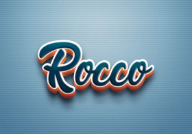 Cursive Name DP: Rocco