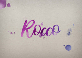 Rocco Watercolor Name DP