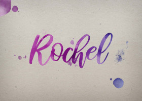 Rochel Watercolor Name DP