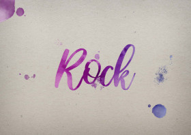 Rock Watercolor Name DP