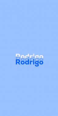 Name DP: Rodrigo