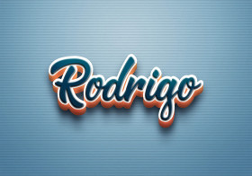 Cursive Name DP: Rodrigo