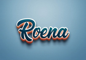 Cursive Name DP: Roena