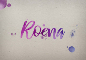 Roena Watercolor Name DP
