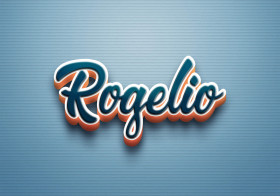 Cursive Name DP: Rogelio
