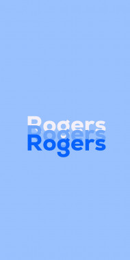 Name DP: Rogers