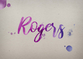 Rogers Watercolor Name DP