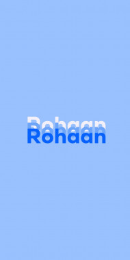 Name DP: Rohaan
